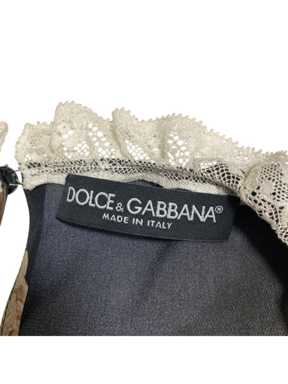 Dolce & Gabbana Flower Angel Print Sheer Sleeve Blouse Black 36 - Picture 7 of 14